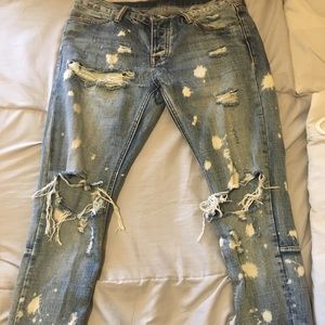 MNML Painted Jeans
